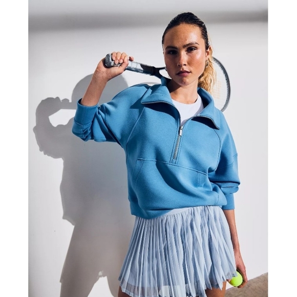 CALIA Pleated Mesh High Rise Skort - Picture 7 of 10